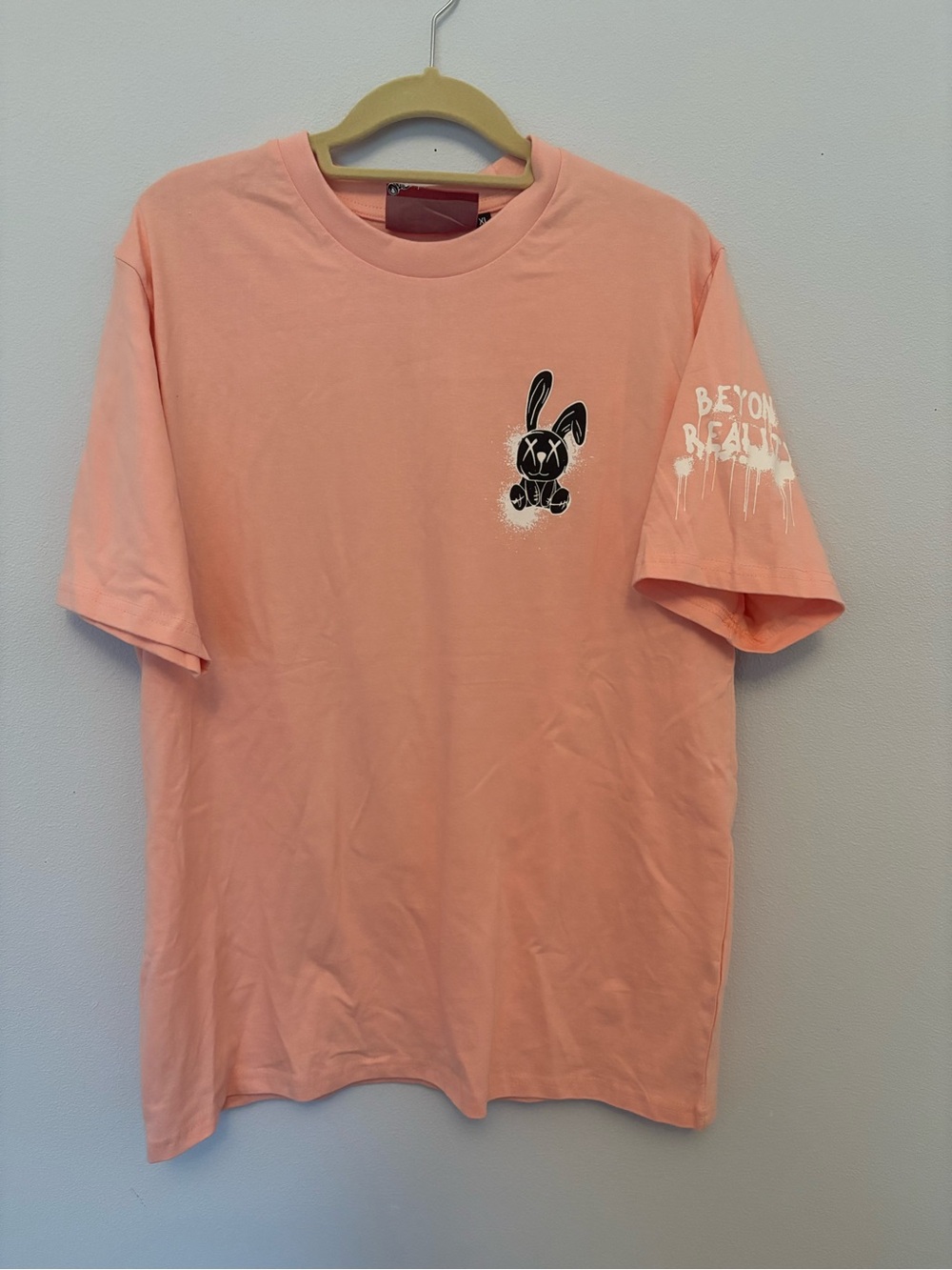 Pink Graphic Bunny Tee